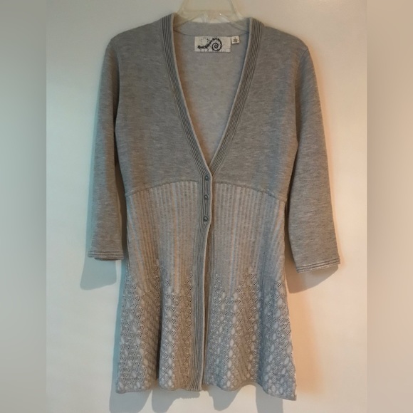 Anthropologie Gray Cardigan M - Picture 1 of 3